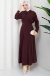 Süreyya Takım Bordo Bordo