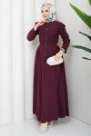 Elsa Elbise Bordo Bordo