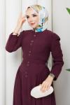 Elsa Elbise Bordo Bordo