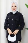 Kübra Takım Siyah Siyah