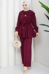 Emma Takım Bordo  Bordo