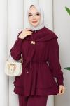 Emma Takım Bordo  Bordo
