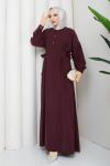 Canan Elbise Bordo Bordo
