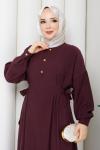 Canan Elbise Bordo Bordo