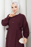 Canan Elbise Bordo Bordo