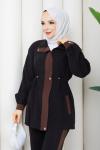 Şeyda Takım Siyah Siyah