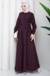Ceylan Elbise Bordo Bordo