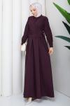Ceylan Elbise Bordo Bordo
