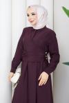 Ceylan Elbise Bordo Bordo