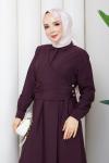 Ceylan Elbise Bordo Bordo