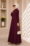 KİRAZ ELBİSE-TUNİK BORDO Bordo