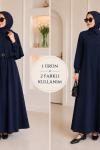 Sinem Ferace Elbise Lacivert