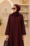 Bahar Elbise Bordo