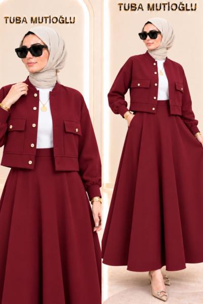 Filiz Takım Bordo