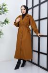 1. Kalite Kalın Fenomen Kaşe Kaban Camel Camel