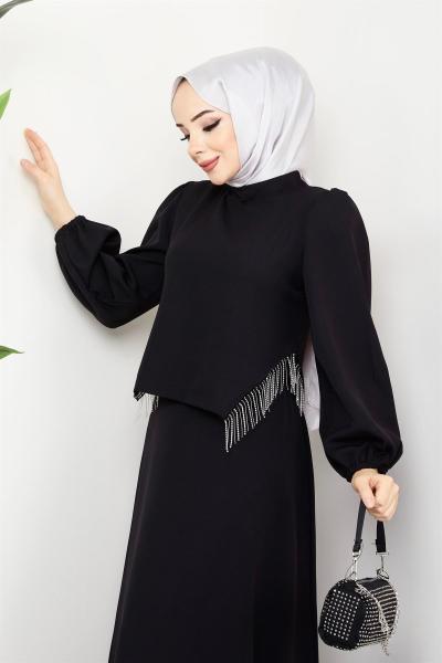 Naz Takım Siyah Siyah