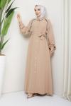 Sina Ferace Elbise Camel Camel