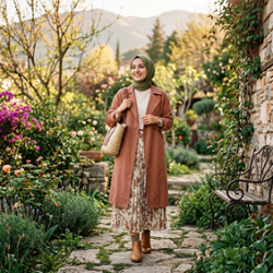 Mevsimlik Tesettür Kombinleri