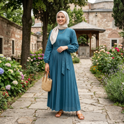 Şık Tesettür Elbise