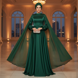 Tesettür Abiye Elbise